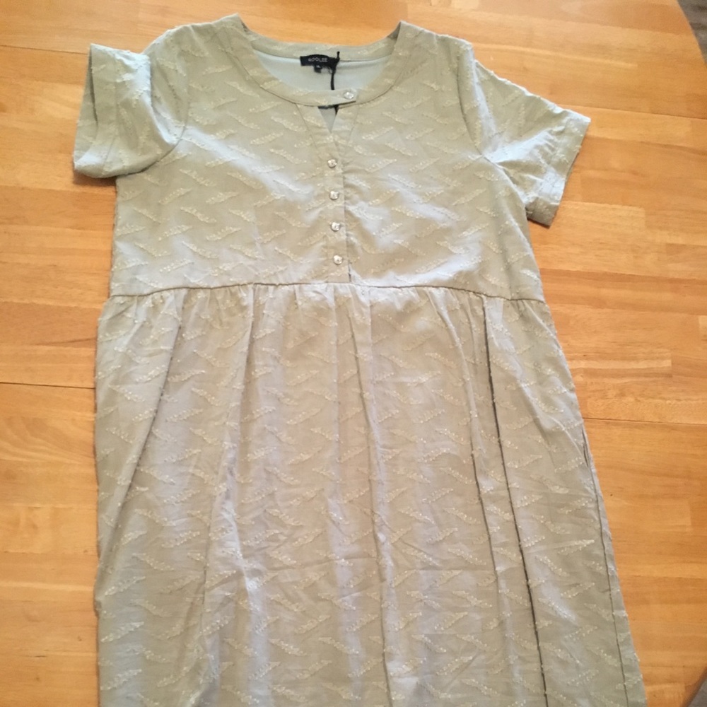 Roolee maternity dress sage green